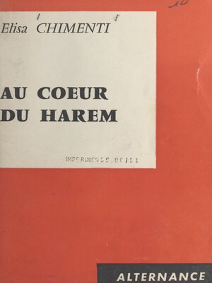 cover image of Au cœur du harem
